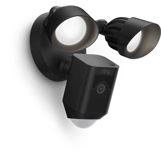 Ring - Floodlight Cam Wired Plus - Outdoor surveillance camera, HD 1080p video, LED projectors, integrated Sirene