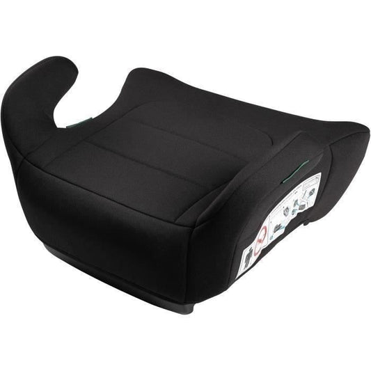 Booster car seat - BBGO - Kissyrider - 6 to 12 years - I-SIZE 125-150 cm - Belted - Black - Removable and washable cover