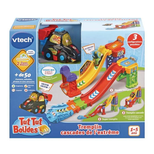 VTECH - 527505 - Tut Tut Bolides - Springboard of the Extreme Waterfalls + Lucas, the King of the Championship