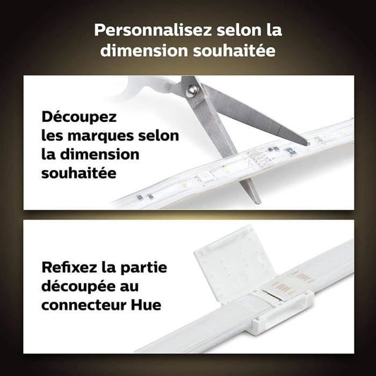 Hue atmosphere White & Color - Philips - Indoor Lightstrips Plus - 2 m - Bluetooth