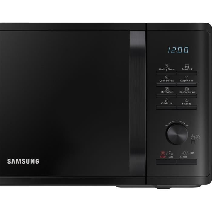 Solo microwave - Samsung - MS23K3555E - Black - 23L - Electronic control + button - Hold holder function