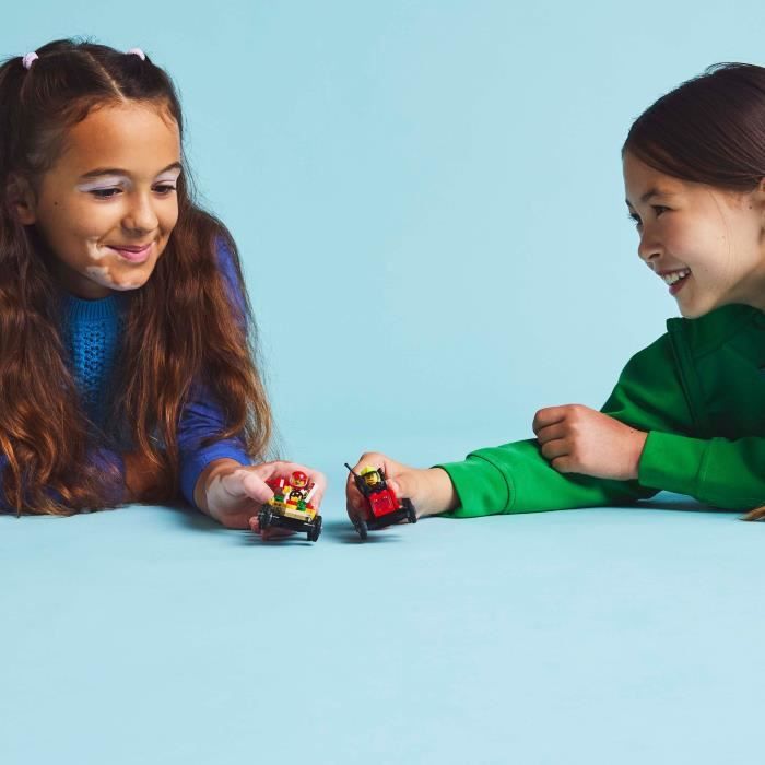 LEGO City 60458 Race Cars Pack: Pizza Truck vs. Fire Truck