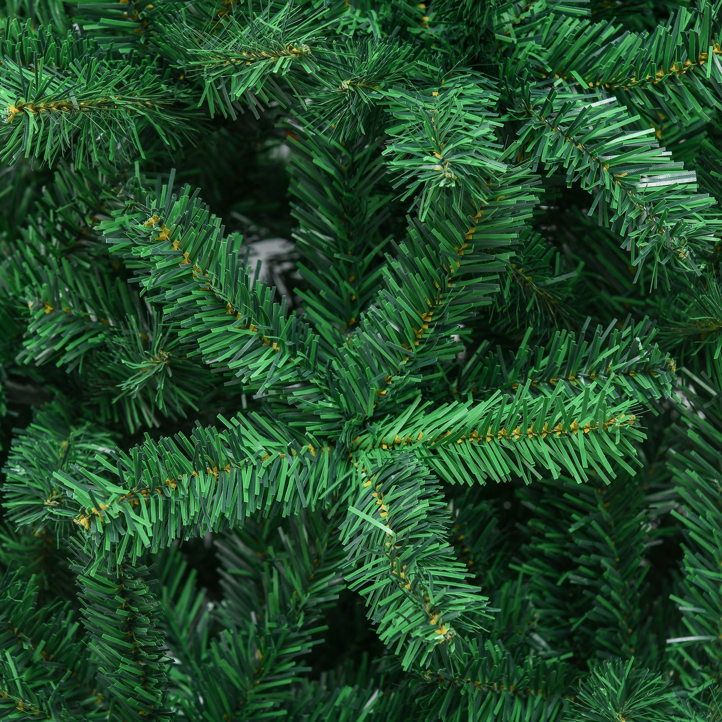 HOMCOM Künstlicher Weihnachtsbaum 180 cm künstlich Tannenbaum mit 1000 Spitzen Christbaum Weihnachtsdeko inkl. Metallständer für drinnen