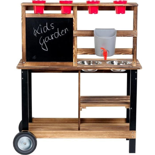 Beach picnic wooden summer kitchen with 23 accessories - Klein - 2368