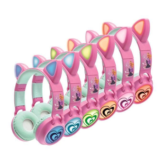 Barbie Bluetooth Headphones with Light Effects