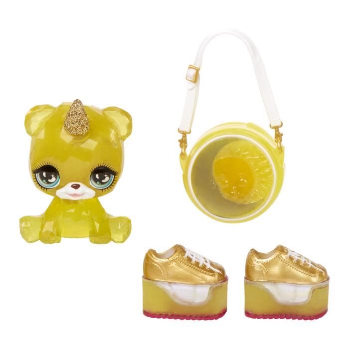 Rainbow High Fashion Doll with Slime Kit and Pet - Sunny (Yellow) - 28cm Glitter Doll with Slime Kit