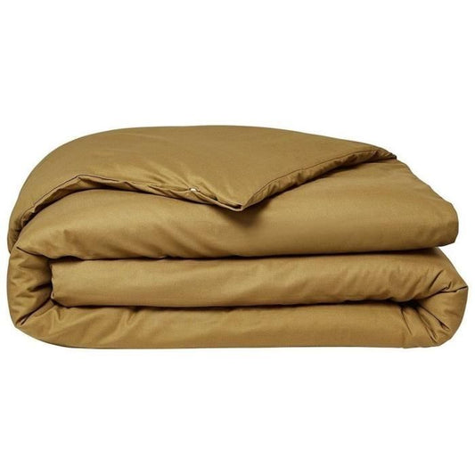 Bedding set - TODAY - 220 x 240 cm - Organic cotton - Bronze - 2 pillowcases included