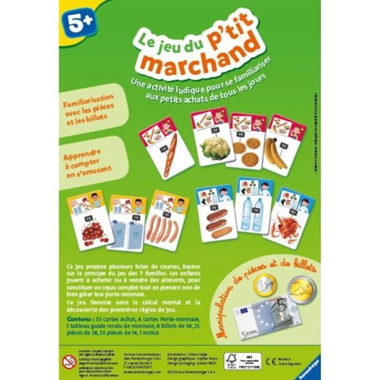The little merchant's game - Educational game - Buy and sell - Introduction to mental arithmetic - Ravensburger - From 5 years