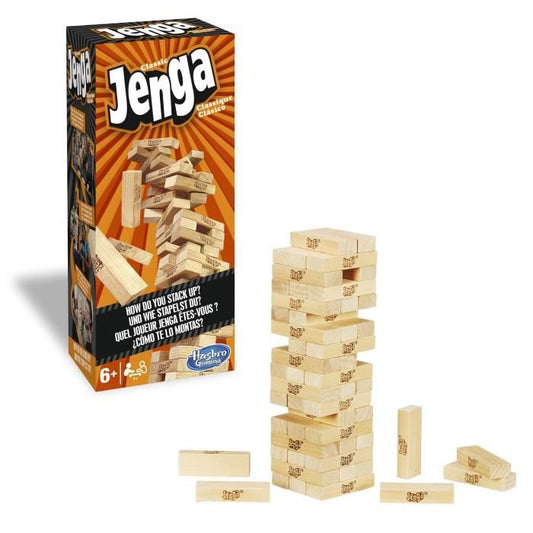 HASBRO GAMING - Jenga - Board Game, Skill Game