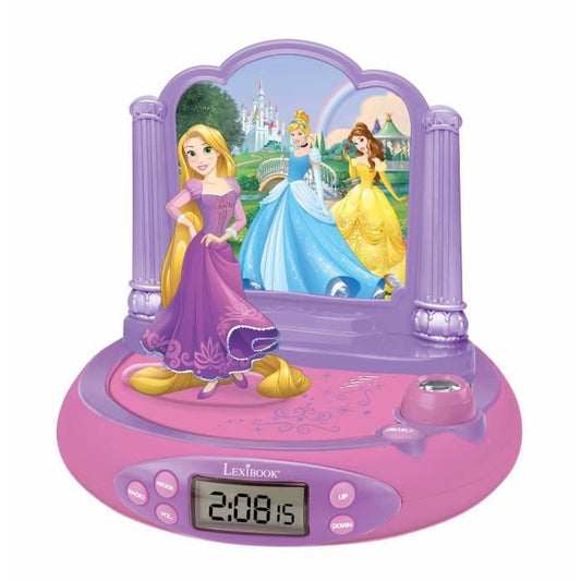 LEXIBOOK - DISNEY PRINCESSES - Child Alarm Clock Radio with Projection Images
