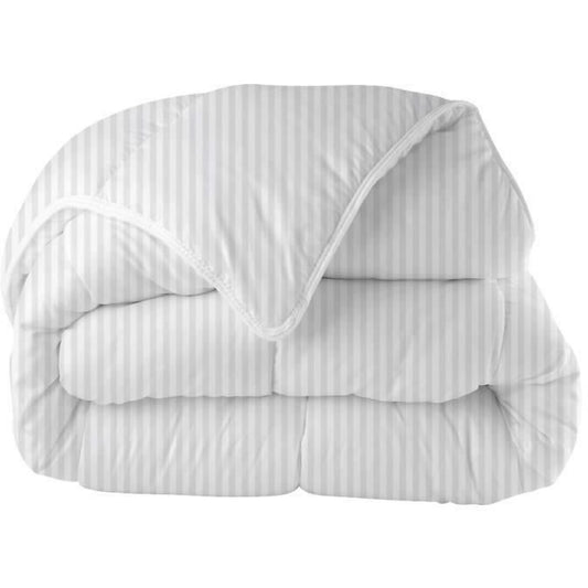 Duvet 220x240 cm BLANREVE PRESTIGE Multiprotection - 100% Polyester - 2 People - Striped Satin