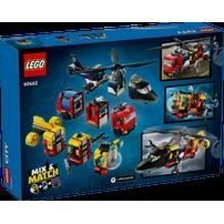 LEGO City 60462 Modular Helicopter, Fire Truck and Submarine - Toy for 7 year olds