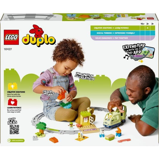 LEGO DUPLO My Town 10427 Interactive Adventure Train - Early learning toys for 2 year olds