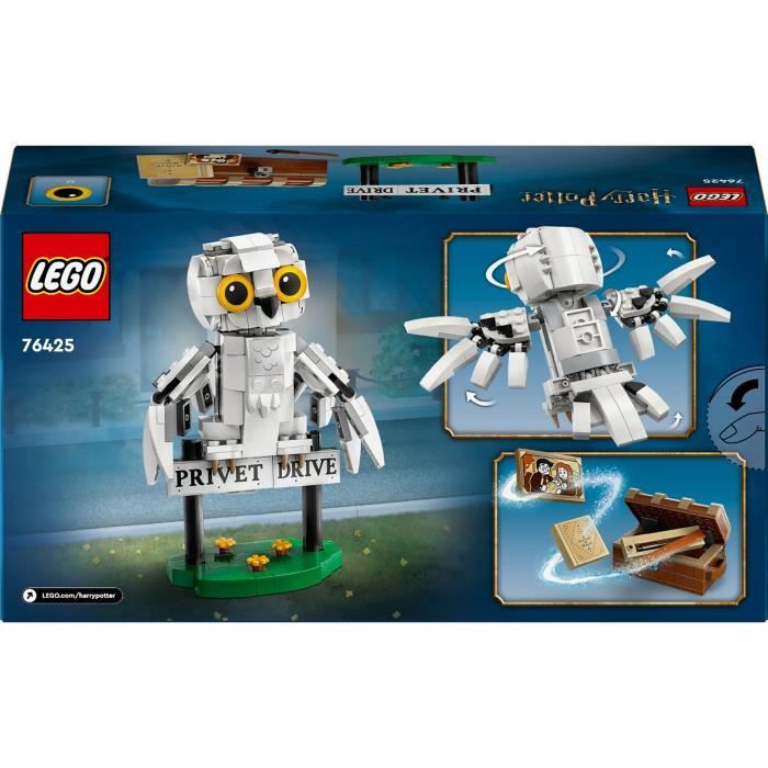 LEGO Harry Potter 76425 Hedwig at 4 Privet Drive, Building Toy for Children