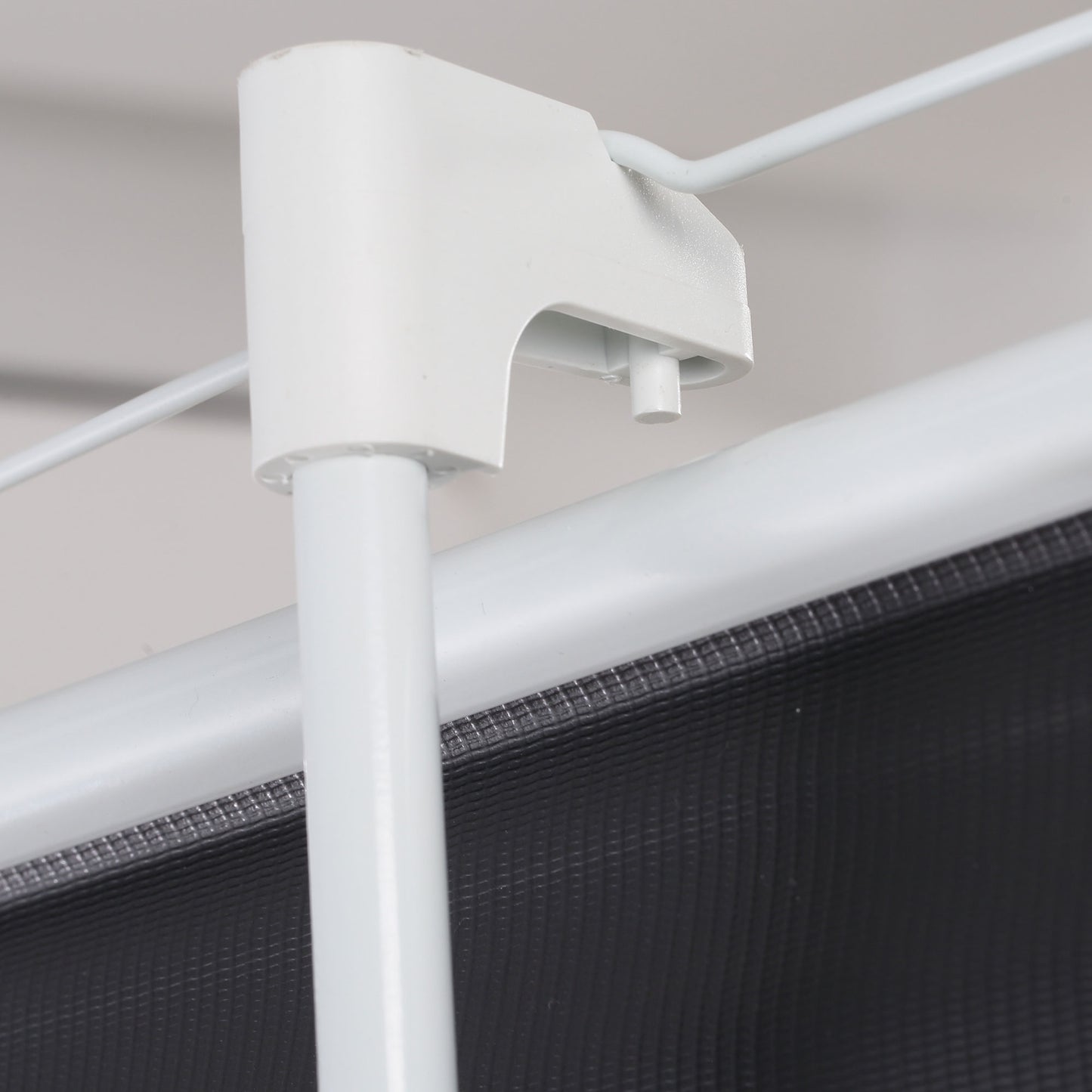 HOMCOM Projektionsleinwand im 4:3-Format, Kinoleinwand, Präsentationsfläche für Zuhause oder Büro, Weiß