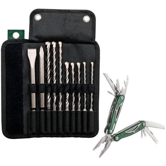 Case with drill bits / chisels + Multitool - METABO - SDS-Plus Pro 4 - Hammer accessories