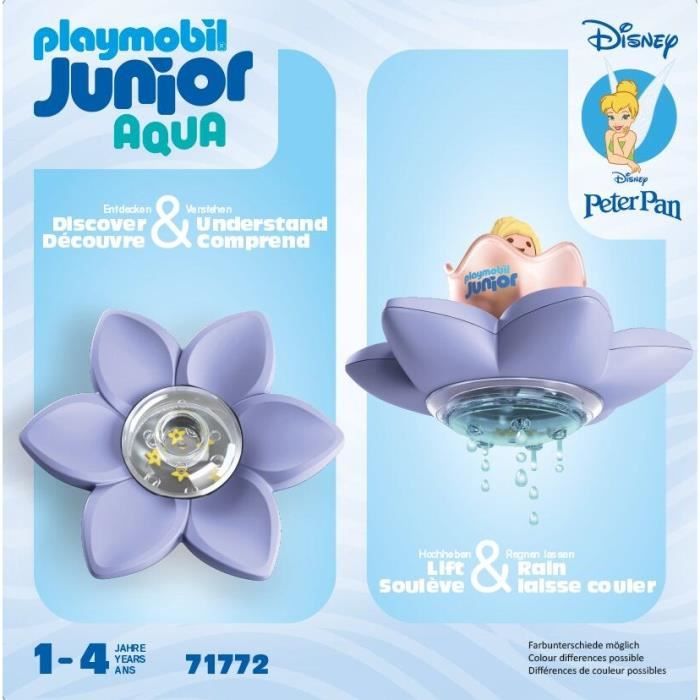 PLAYMOBIL JUNIOR 71772 Tinker Bell and Flower, Disney, 4 pieces, From 12 months