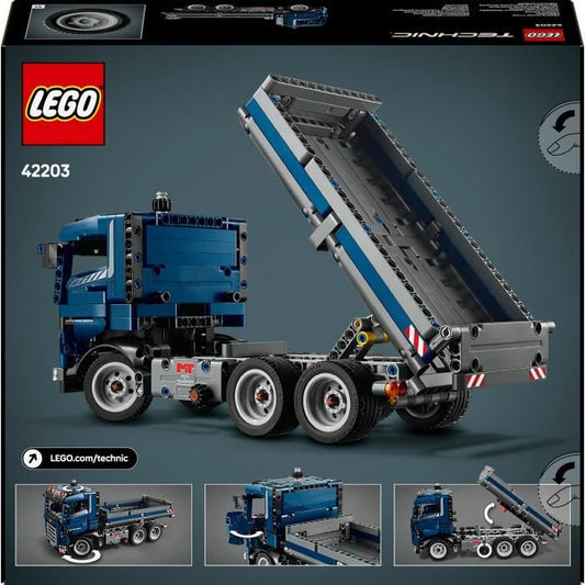 LEGO Technic 42203 Dump Truck - Building Set for Boys Ages 9 and Up - Gift Idea