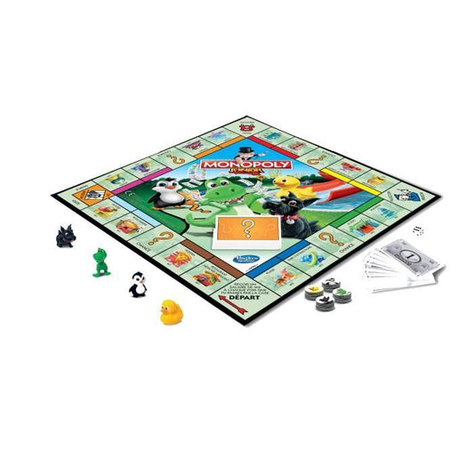 MONOPOLY - Junior, game for kids - board game, Board game french version