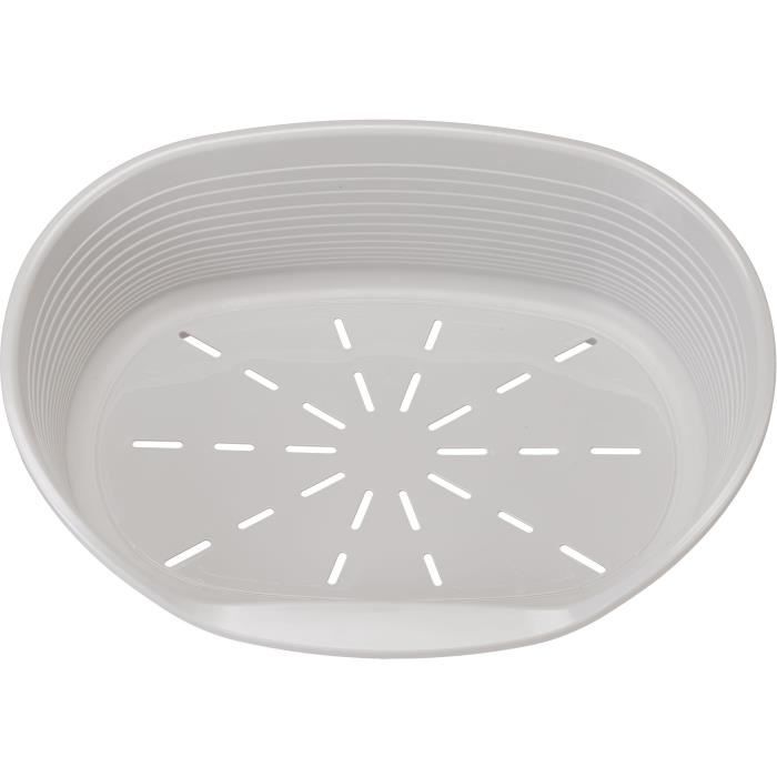 SIESTA DELUXE Basket-Basket Size 8 - 82*59.5*25 cm - Light Grey - FERPLAST