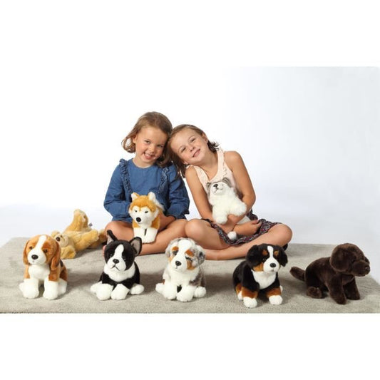 Bernese Mountain Dog Plush - GIPSY TOYS - Sitting, 25 cm