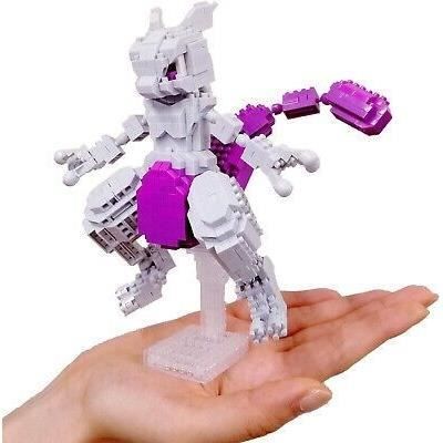 Brick-built figure - BANDAI - NANOBLOCK - Pokémon - Mewtwo