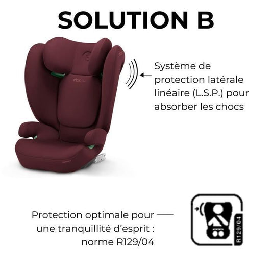 AUTO SEP SOLUTION B I -FIX DYNAMIC RED CYBEX - Group 2/3 - Red