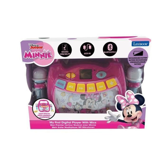 MINNIE MOUSE - Bluetooth Speaker - Light Effects, Microphones and Rechargeable Battery