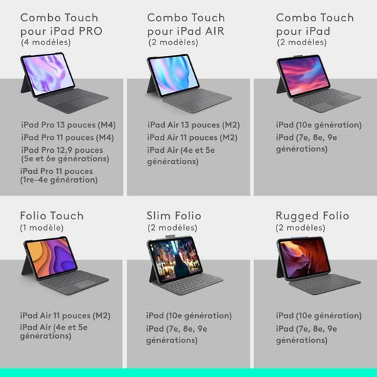 Tablet Accessories Logitech Combo Touch Keyboard Case for iPad Pro 11-inch (M4)(2024)