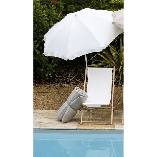 Stapled deckchair - PRIVATE GARDEN - MONTE CARLO - Ivory - F100