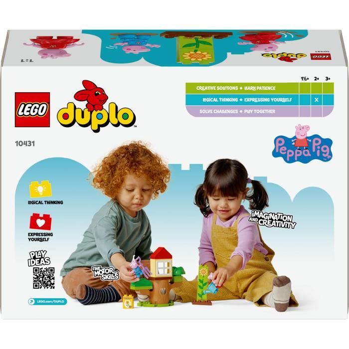 LEGO DUPLO 10431 Peppa Pig's Garden and Treehouse - Creative Toy