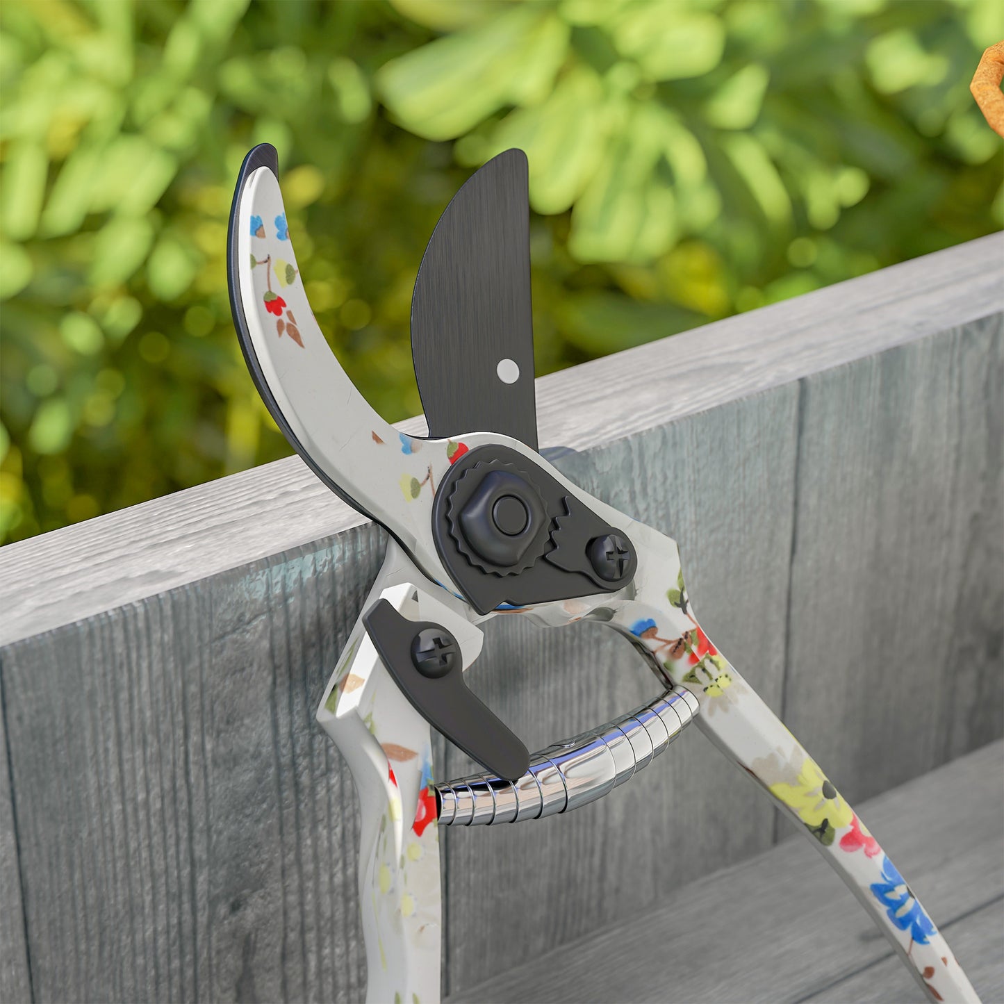 Outsunny Gartenwerkzeug Set 3 Stück Garten Werkzeug aus Metall mit Blumenkelle Handrechen Gartenschere