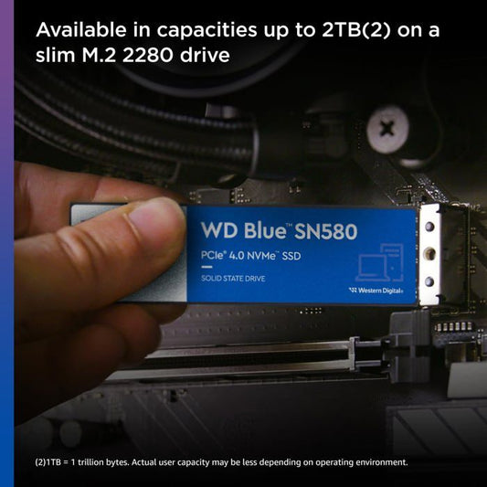WESTERN DIGITAL - SN580 - Internal SSD drive - NVME - 2TB