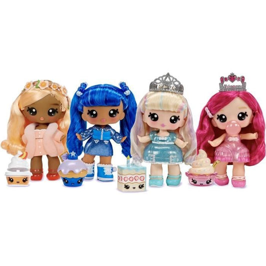 Yummiland - Large 25 cm doll to style and cuddle - Pet + scented lip balms - Pia - From 4 years old