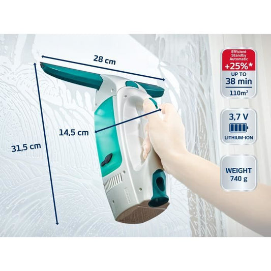 Dry & clean 51003 leifheit glass window vacuum cleaner without trace 360 ??° multi -use 360 ??° cleaner with drills and sleeve
