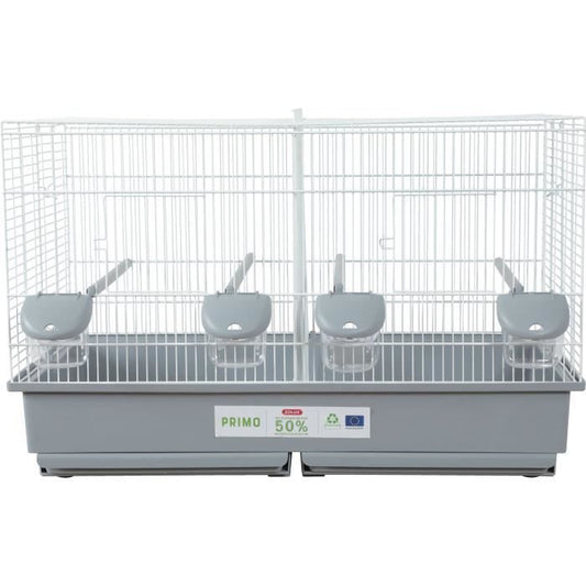 Primo eco-friendly plastic cage for domestic birds 69 x 39 x 44.5 cm