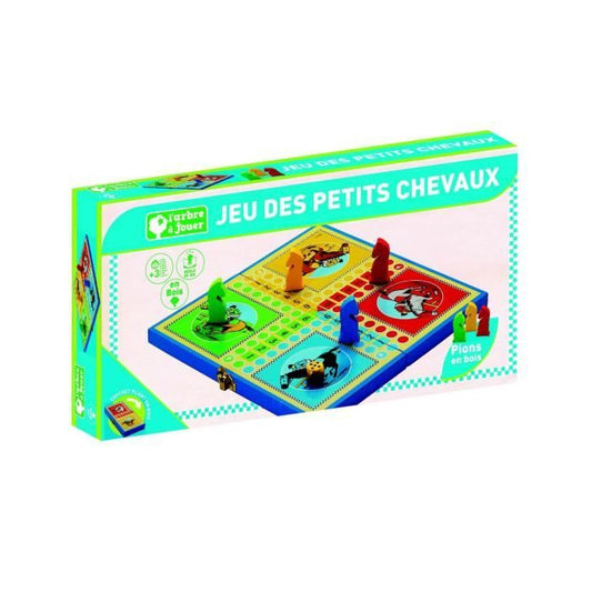 THE PLAYING TREE - 66340 - LITTLE HORSES GAME - WOODEN BOX