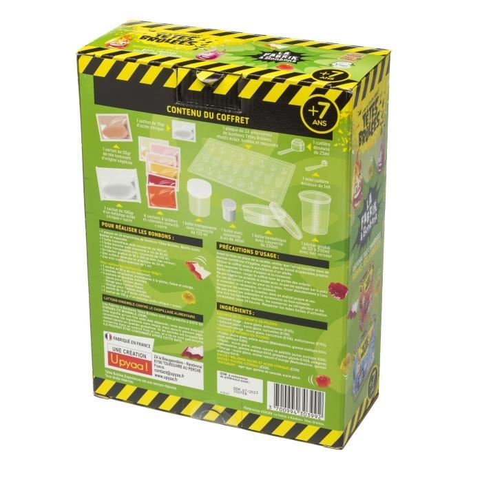 TETES BRULEES 430399 - La Mini Fabrik a Bonbons - Natural flavors and colorings