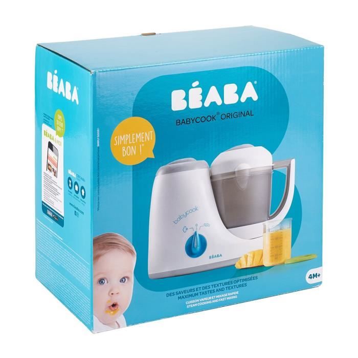 BEABA 4 in 1 Baby Kitchen Robot - Babycook Original Gray / Blue