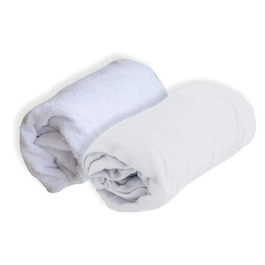SOFT NID Lot 1 Alese + 1 Fitted Sheet - 70 X 140 Cm - White