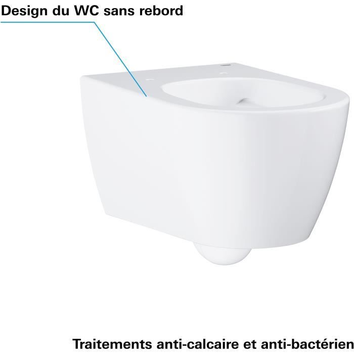 GROHE - Wall-hung toilet bowl