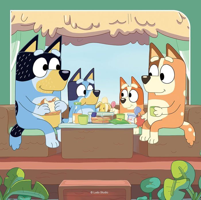 3x49 piece puzzle The adventures of Bluey! - 5 year olds - 3 posters included - Bluey - 05685 - Ravensburger