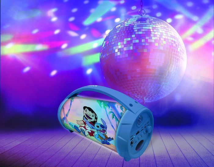 Stitch Wireless Bluetooth Speaker with Light and Microphone
