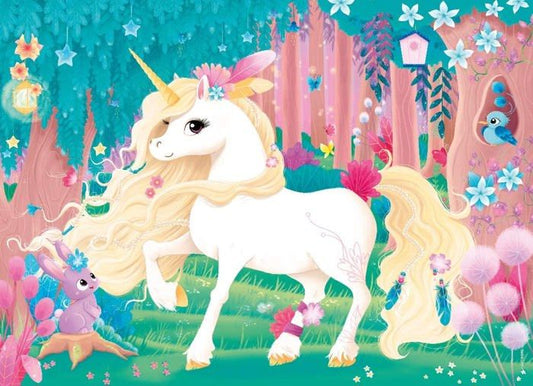 RAVENSBURGER - 45 pieces puzzle Pretty unicorn