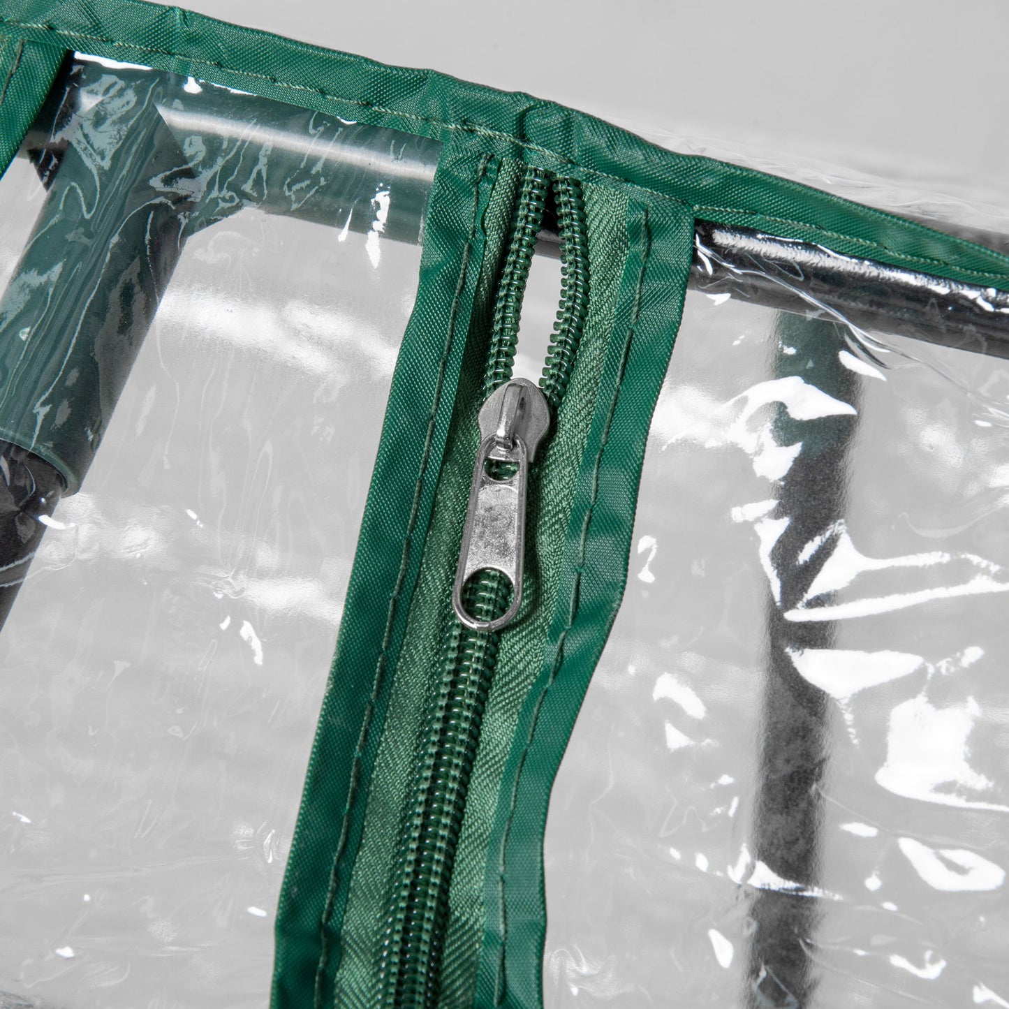 Outsunny Gewächshaus mit Fernster, PE-Gitterfolie, Foliengewächshaus aus Stahl, Treibhaus für Balkon, Garten, Tomatenhaus 120x60x60cm, Tomatengewächshaus für Gemüse, Blumen, Pflanzen, Transparent