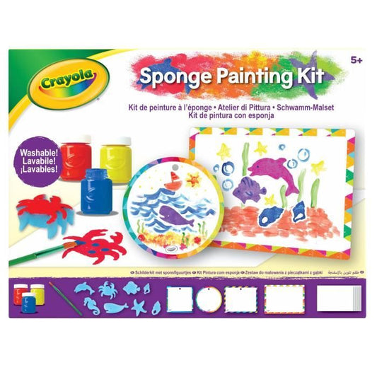 Sponge Painting Kit - CRAYOLA - Ages 5+