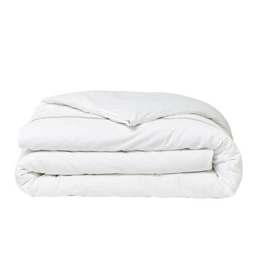 TODAY PRESTIGE TODAY Bed Parliament - 220 x 240 cm - 2 people - 100% percale lace finish - chalk
