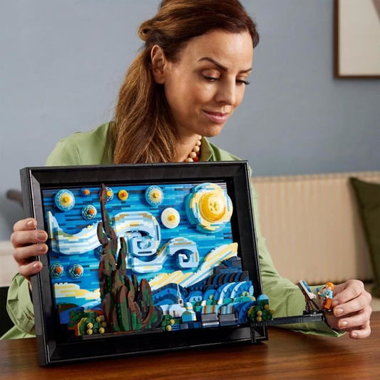 LEGO Ideas 21333 Vincent Van Gogh - The Starry Night Canvas Art Print