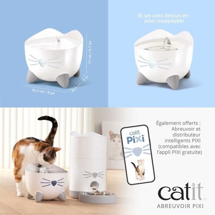 CAT IT Automatic Cat Water Fountain - 2.5 L - White
