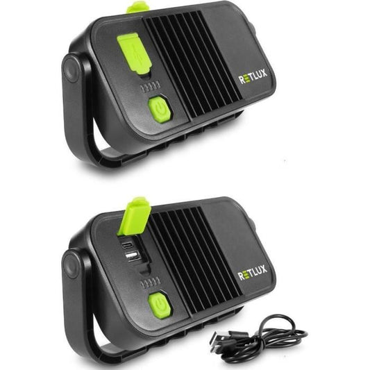 Work lamp with power bank - RETLUX - RPL 200